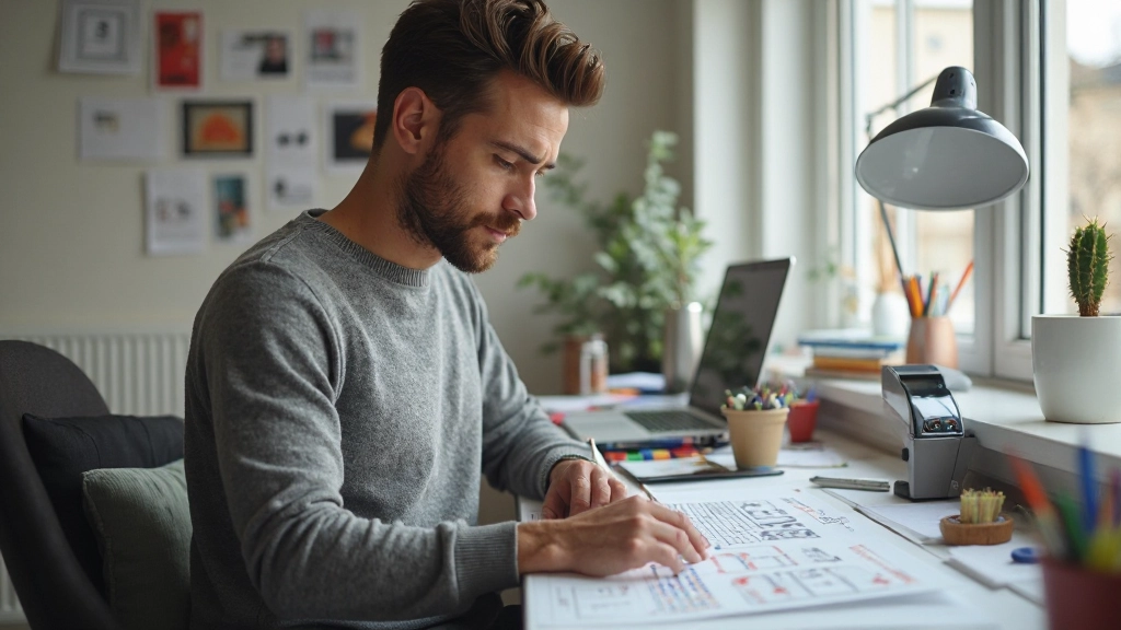 Mockup van een nieuwsartikkel met hiërarchische typografie en beeldplaatsing